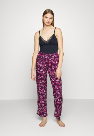 Tommy Hilfiger PANT PRINT Pyjama bottoms pink ПРИНТ БРЮКИ Пижамные штаны розовый