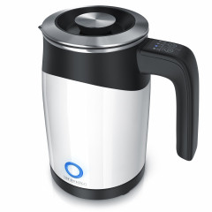 Arendo Arendo Wasserkocher, 0,5 l, 1100 W, Edelstahl Reisewasserkocher Mini, Temperatureinstellung, Single, Doppelwandig | Warmhaltefunktion | mit Akustischem Signal  Чайник Arendo, 0,5 л, 1100 Вт, мини-дорожный чайник из нержавеющей стали, регулировка те