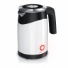 Arendo Arendo Wasserkocher, 0,5 l, 1100 W, Edelstahl Reisewasserkocher Mini, Temperatureinstellung, Single, Doppelwandig | Warmhaltefunktion | mit Akustischem Signal Чайник Arendo, 0,5 л, 1100 Вт, мини-дорожный чайник из нержавеющей стали, регулировка те
