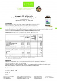 Krauterhaus Sanct Bernhardt Omega 3 Fishoil-Capsules 500 mg, 400 капсул