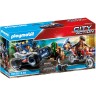PLAYMOBIL PLAYMOBIL 70570 Polizei-Gelandewagen: Verfolgung des Schatzraubers Полицейский внедорожник PLAYMOBIL 70570: погоня за грабителем сокровищ