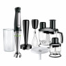 Braun Braun Stabmixer MQ 7087X 1,2 l Purierstab 1000 W Schwarz, Edelstahl  Погружной блендер Braun MQ 7087X 1,2 л с стержнем Purier 1000 Вт черный, нержавеющая сталь