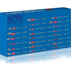 Open Bricks Open Bricks 250 Roof Parts (Dachsteine) Открытые кирпичи 250 частей крыши