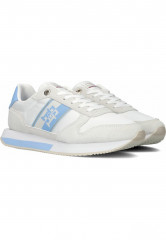 Tommy Hilfiger LAGE RUNNER WITH TH WEBBING Trainers blauw LOCATION RUNNER WITH TH WEBBING Кроссовки синий и белый