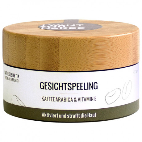I WANT YOU NAKED Gesichtspeeling Kaffee Arabica & Vitamin E Gesichtspeeling Gesichtspeeling, 100 мл