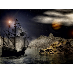 CALVENDO Puzzle CALVENDO Puzzle Eine seltsame Nacht Пазл CALVENDO Puzzle Странная ночь