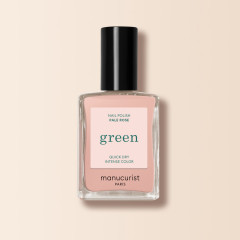 Manucurist Green Nagellack Pale Rose 15ml, Лак для ногтей Pale Rose (Франция), стойкое покрытие без сколов, безопасная растительная формула 9 Free, 15мл 