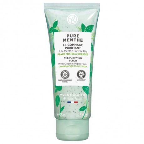 Yves Rocher Pure Menthe Klarendes Peeling  Pure Menthe Осветляющий пилинг