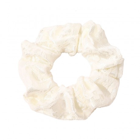 Chris Rubin Alice Scrunchie White Алиса резинка для волос