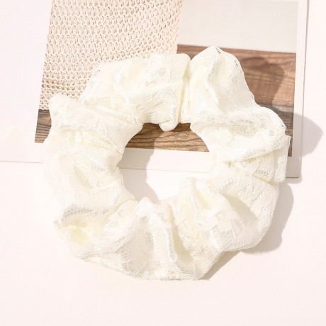 Chris Rubin Alice Scrunchie White Алиса резинка для волос