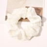 Chris Rubin Alice Scrunchie White Алиса резинка для волос