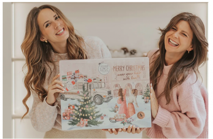 LANGHAARMAEDCHEN MERRY CHRISTMAS wear your hair with love Adventskalender 2026, 24 Haarpflege-, Styling- und Accessoire-Ueberraschungen, LANGHAARMAEDCHEN Адвент-календарь 2026 с уходом и стайлингом для волос и аксессуарами, 24 сюрприза