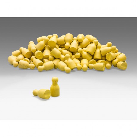 Wissner aktiv lernen Satz aus 100 Spielfiguren in gelb\u2028\u2028 Набор из 100 игровых фигурок желтого цвета\u2028\u2028