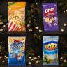 Popcorn Adventskalender, Большой попкорн-адвент-календарь 2026 с 24 наборами и разными вкусами, 2,18 кг