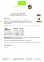 Krauterhaus Sanct Bernhardt Apple-fibre Chewable Tablets, 55 таблеток