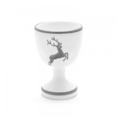 Gmundner Keramik Gmundner Keramik Grauer Hirsch Eierbecher glatt d: 4,9 cm / h: 7,5 cm Керамическая подставка для яиц Gmundner из серого оленя, гладкая, д: 4,9 см / в: 7,5 см