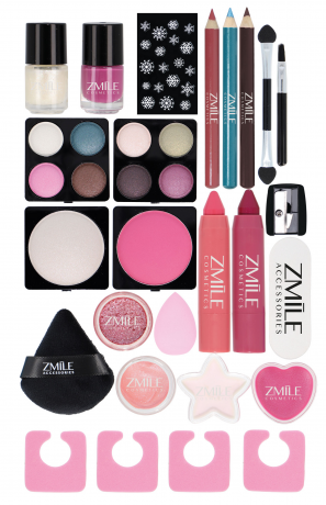 Zmile Cosmetics Funny Flamingos Beauty Adventskalender 2026, Zmile Cosmetics Funny Flamingos Бьюти-адвент-календарь 2026 с декоративной косметикой и аксессуарами, 24 сюрприза