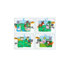Vetaka Babybuch mit Tierschwanz fur Kinder Детская книга с хвостом животного для детей