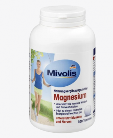 Mivolis Magnesium Tabletten Магний для поддержки мышц и нервов, Таблетки, 300 шт.