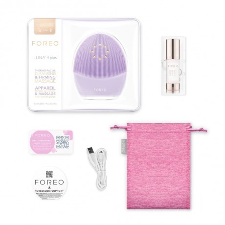 FOREO 3 plus sensitive skin Thermo-Gesichtsreinigungsgerat mit Mikrostrom  3 плюс чувствительная кожа Устройство для термической очистки лица с микротоком