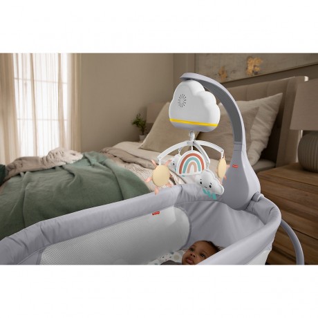 Mattel Fisher-Price Babybett Regenbogen Mobile  Spieluhr Детская кроватка Fisher-Price Rainbow Mobile Music Box