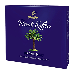 Tchibo Brazil Mild gemalhen Отборный кофе бразильский мягкий, молотый 2x250г