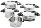 Fissler Fissler Topfset 5-tlg. schwarz INTENSA chrom Набор горшков Fissler, 5 штук. черный ИНТЕНСА