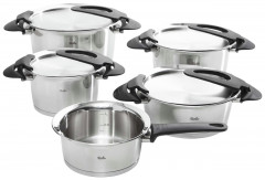 Fissler Fissler Topfset 5-tlg. schwarz INTENSA chrom Набор горшков Fissler, 5 штук. черный ИНТЕНСА
