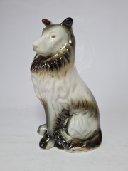 Статуэтка винтажная среднего размера "Колли", фарфор, 18 x 11 см, Бразилия, 1960-70гг.