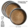 Moritz & Moritz Moritz & Moritz Dessertschale 4-tlg. REACTIV grau Десертная тарелка Moritz & Moritz 4 шт. РЕАКТИВНЫЙ