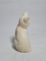 Фигурка винтажная Gilde &quot;Кошка&quot;, бисквитный фарфор, ручная работа, 11.5 см, Германия, 1970-80гг.