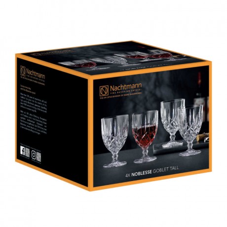 Nachtmann Nachtmann Noblesse Weinglas / Kelchglas Set 4-tlg. h: 140 mm / 350 ml Набор бокалов/бокалов Nachtmann Noblesse из 4 предм. высота: 140 мм / 350 мл