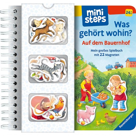 Ravensburger ministeps® Was gehort wohin? Auf dem Bauernhof ministeps® Что куда? На ферме