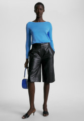 Tommy Hilfiger BOAT NECK Jumper iconic blue ЛОДОЧКА джемперы знаковый синий