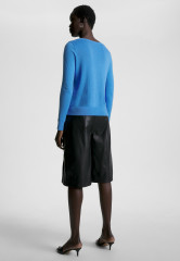 Tommy Hilfiger BOAT NECK Jumper iconic blue ЛОДОЧКА джемперы знаковый синий