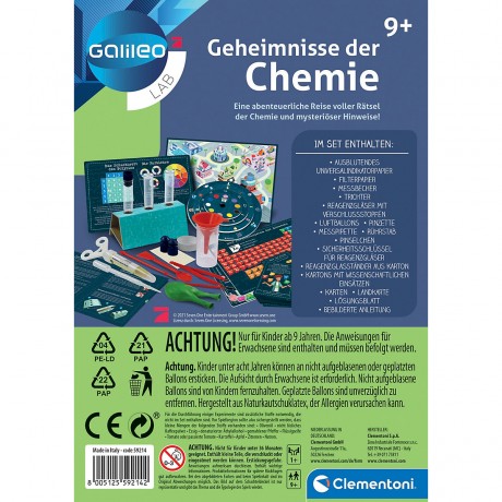 Clementoni Geheimnisse der Chemie секреты химии