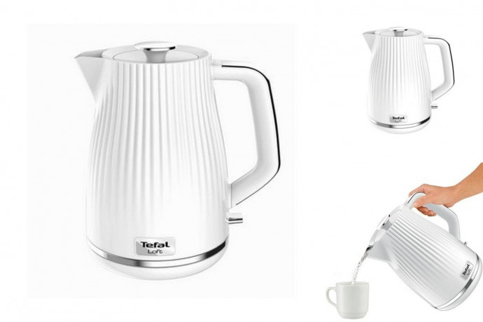 Tefal Tefal Wasserkocher Wasserkocher Tefal KO250130 Weiss 2400 W 1,7 L Чайник Tefal Чайник Tefal KO250130 белый 2400 Вт 1,7 л