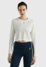 Tommy Hilfiger SEAMLESS MONOGRAM  Long sleeved top weathered white SEAMLESS MONOGRAM Топ с длинными рукавами выветрившийся белый