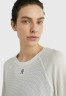 Tommy Hilfiger SEAMLESS MONOGRAM  Long sleeved top weathered white SEAMLESS MONOGRAM Топ с длинными рукавами выветрившийся белый
