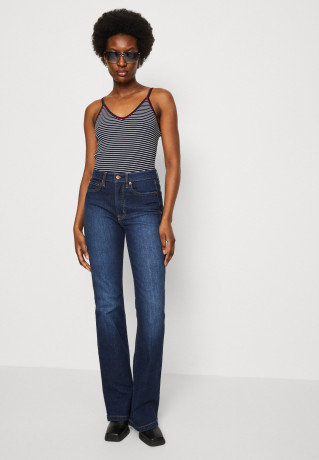 Tommy Hilfiger SLIM MINI STRIPE STRAPPY Top desert sky/ecru SLIM MINI STRIPE STRAPPY Верх небо пустыни/экрю