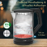CLATRONIC CLATRONIC Wasserkocher WKS 3692, Wasserkocher 1,5 L, BPA-frei, schwarz schwarz Чайник CLATRONIC WKS 3692, чайник 1,5 л, без BPA, черный