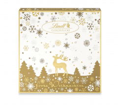 Lindt Goldstucke Adventskalender 2024 Адвент-календарь, 24 сладких сюрприза, 460 г, 3 штуки