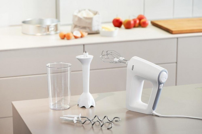 Braun Braun Handmixer HM 3105 MultiMix3 Handmixer mit Stabmixer weiss  Ручной миксер Braun HM 3105 MultiMix3 ручной миксер с ручным миксером белый