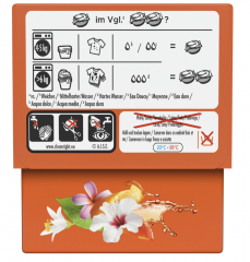 Lenor Orangenblute &amp; Pfirsich Universal Waschmittel pods, Капсулы для стирки с роматом Цветущего дерева апельсина и персика, 15 загрузок