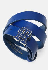 Tommy Hilfiger LOGO Belt ultra blue ЛОГОТИП Ремень ультра синий