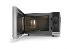 Sharp YC-PS201AE-S Микроволновая печь, серия YC, 700 Вт, 20 л, без гриля, поворотный стол, серебристая