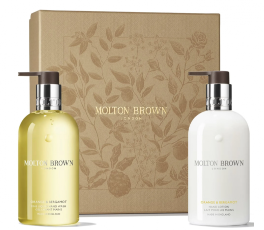 Molton Brown Orange & Bergamot Hand Gift Set Molton Brown Orange & Bergamot Подарочный набор лосьон для ухода за руками и гель для рук, 2 шт х 300 мл