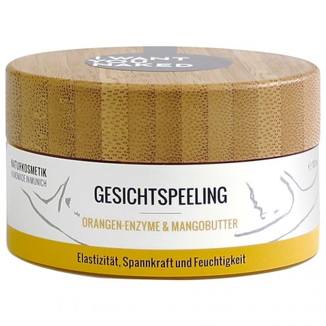 I WANT YOU NAKED Gesichtspeeling Orange & Mangobutter Gesichtspeeling Gesichtspeeling, 100 мл