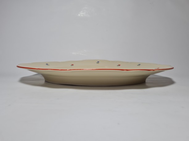 Bareuther Bavaria Овально блюдо молочного цвета, 33см, Германия, 1960-70гг.