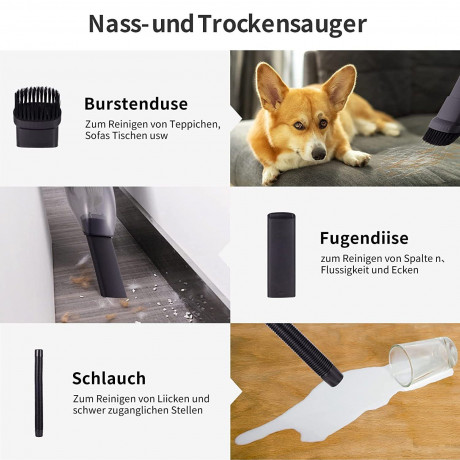 zggzerg zggzerg Akku-Handstaubsauger 6000 Pa Autostaubsauger fur Auto 2000mAh Batterien Беспроводной ручной пылесос zggzerg 6000 Па, автомобильный пылесос для автомобиля, аккумуляторы 2000 мАч